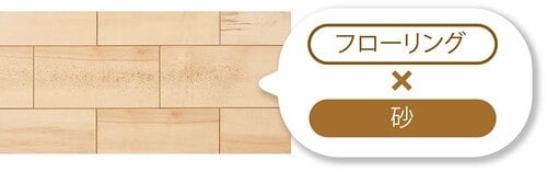 フローリング×砂 コードレス掃除機おすすめ イメージ