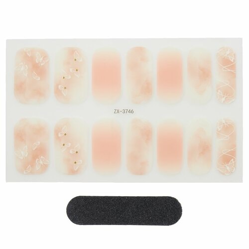 ジェルネイルシールおすすめ Topforce Beauty sticker 3D Nail Wraps イメージ2