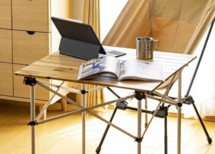 【キャンプ】家でも外でも！アウトドアテーブルは「コールマン」がさすがの使いやすさ