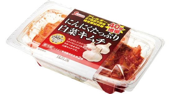 関口漬物食品:にんにくたっぷり白菜キムチ:食品