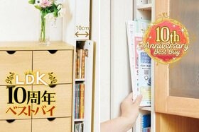 幅10cmの微妙なスキマにも収まる！ 究極のオーダー棚のおすすめを紹介【LDK】