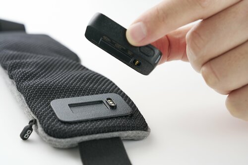 【着け心地】肌触りは悪くないものの固定バンドが緩い 充電式ホットアイマスクおすすめ イメージ2