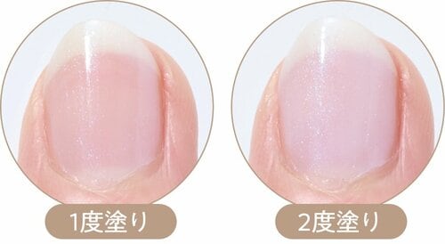 仕上がり：しっかり発色するのに浮かない マニキュア・ネイルポリッシュおすすめ イメージ