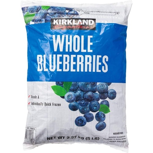 【BESTコストコ】WHOLE BLUEBERRIES コストコの冷凍ブルーベリーおすすめ イメージ