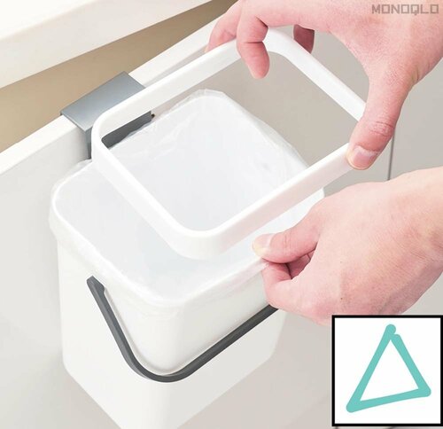 ▼捨てやすさ・ 袋の替えやすさ:△ キッチン壁掛けゴミ箱おすすめ イメージ
