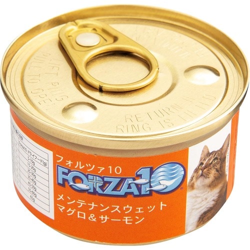 猫用ウェットフードおすすめ トリッコインターナショナル フォルツァ10 メンテナンスウェット マグロ&サーモン イメージ1