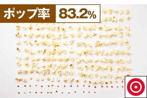 ポップ率 ポップコーンメーカーおすすめ イメージ