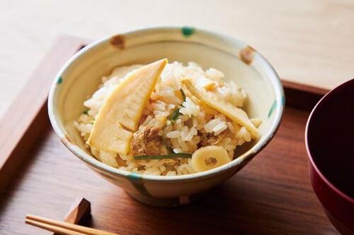 具だくさんで豪華!「たけのこごはん」