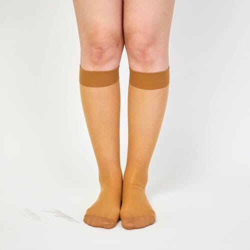 膝下丈ストッキングおすすめ セシール なめらかきれいショートストッキング・同色3足組 イメージ2