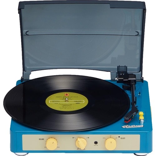 安いレコードプレーヤーおすすめ Gadhouse Brad Retro Record Player GAD001 イメージ1