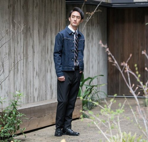 無印良品のデニムジャケットはこう着るのが正解です!