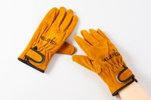 Dellepico:本牛革 耐熱グローブ:バーベキュー用品