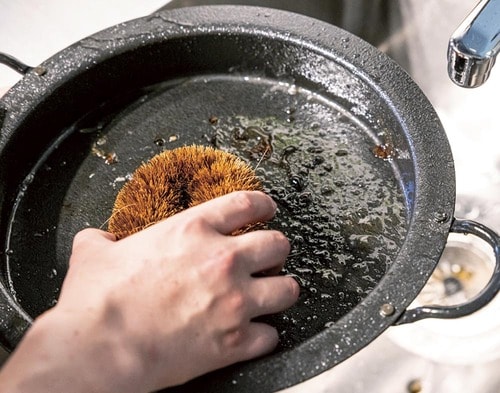 使用後は洗剤を使いません 餃子鍋おすすめ イメージ