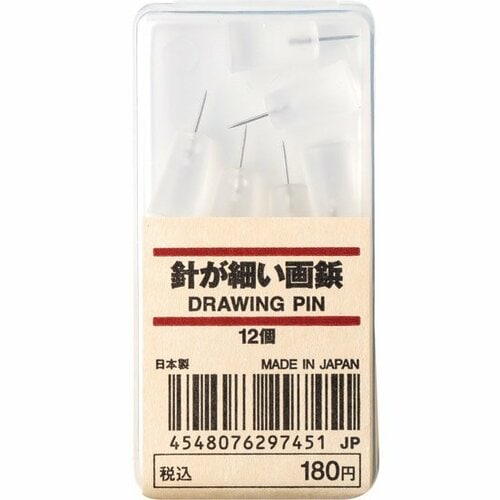 無印良品:針が細い画鋲:がびょう:アレンジ:キッチン:雑貨:無印良品:無印:muji