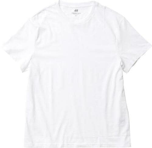 H&M「レギュラーフィットラウンドネックTシャツ」