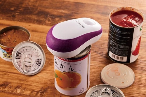 缶詰の缶をラクに開けられる「電動缶切り」って？ イメージ