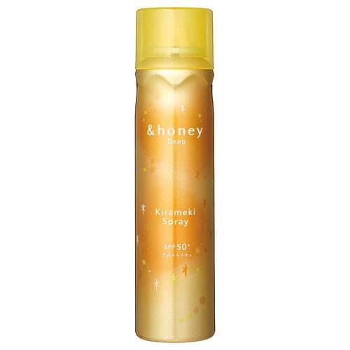 ツヤ出しヘアスプレーおすすめ アンドハニー ディープモイスト キラメキスプレー イメージ