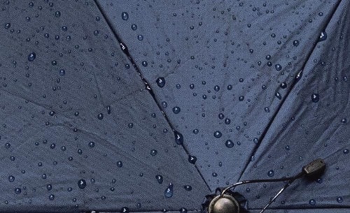 傘の表面のはっ水性は高いか? 折りたたみ傘おすすめ イメージ