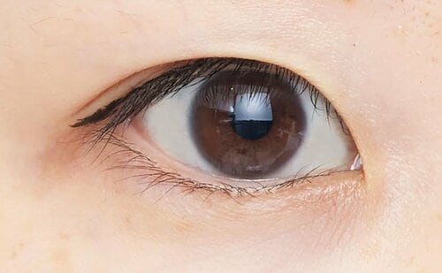 細く引いた場合 イマドキアイはこうつくろ！おすすめ イメージ