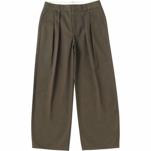 ワイドパンツおすすめ GU チノタックバレルパンツQ イメージ