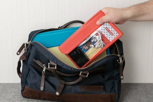 平らでかさばらないバッグインバッグ イメージ