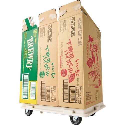 感動的に滑らかな動き 無印良品「縦にも横にも連結できるポリプロピレン平台車」