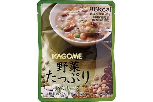 カゴメ「野菜たっぷり豆のスープ」のイメージ