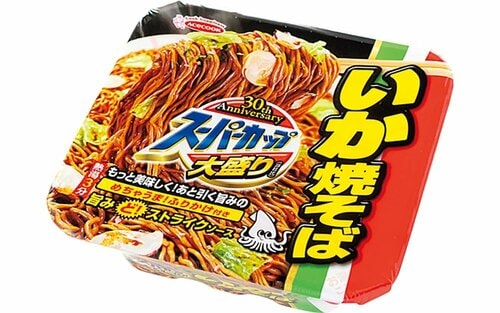 エースコック:スーパーカップ 大盛りいか焼そば:インスタント食品