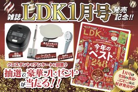 雑誌『LDK』読者プレゼント応募ページ　アンケートに答えて豪華プレゼントをゲット♡
