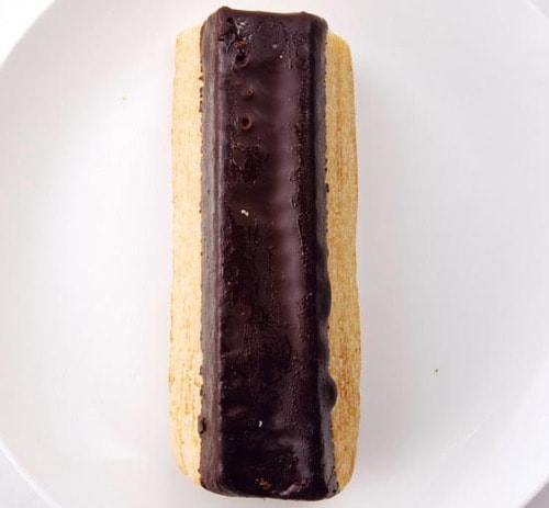 無印良品:不揃いバウム チョコがけバナナ:バームクーヘン
