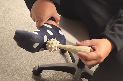 足裏に使える「トゲトゲヘッド」 イメージ