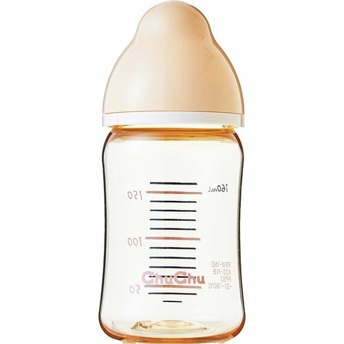 哺乳瓶おすすめ チュチュ マルチフィット 広口タイプ プラスチック製哺乳びん 160ml イメージ