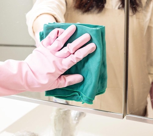 水垢や歯磨き粉の飛沫も拭き取るだけで即キレイ！ 掃除用洗剤おすすめ イメージ