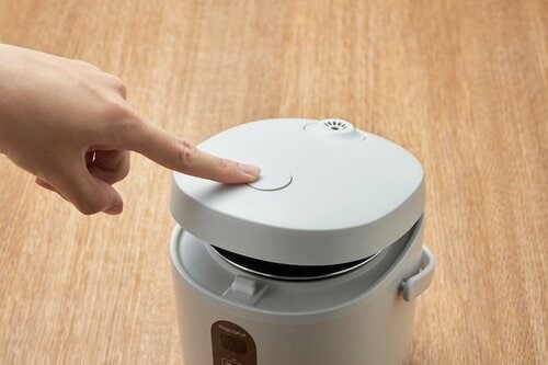 【4位】電響社「macaful ミニライスクッカー MRC-15L」 ミニ炊飯器おすすめ イメージ3