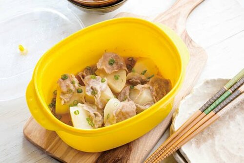 ⑤茹で・蒸し調理がレンチンでできる蒸し器