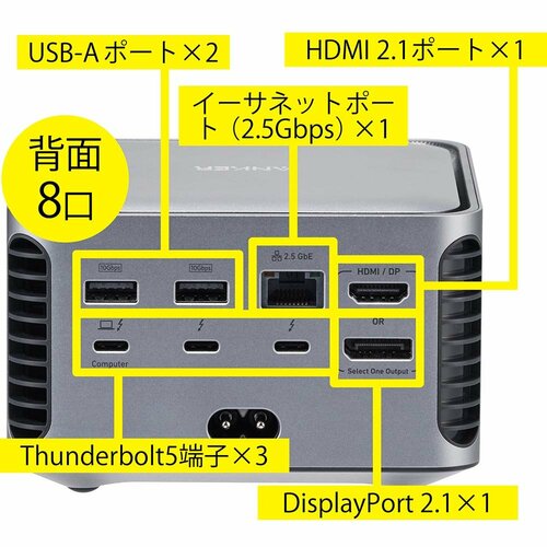 端子の種類 ドッキングステーションおすすめ イメージ2