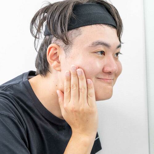 使用感：つっぱり感や乾燥感が少ない メンズ洗顔料おすすめ イメージ
