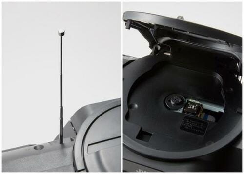 ポイント：CDプレイヤーとラジオアンテナ付き イメージ