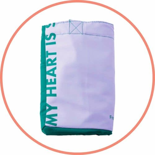 レジカゴバッグおすすめ フランフラン バイカラー 保冷レジカゴバッグ パープル イメージ2