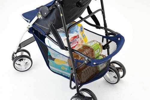 荷物が多くても余裕で入るバスケット