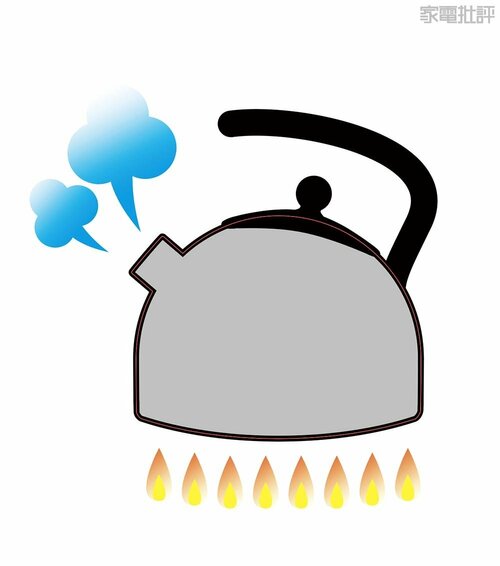 ①スチーム式加湿器／スチームファン式加湿器：やかんでお湯を沸かすイメージ 加湿器おすすめ イメージ2