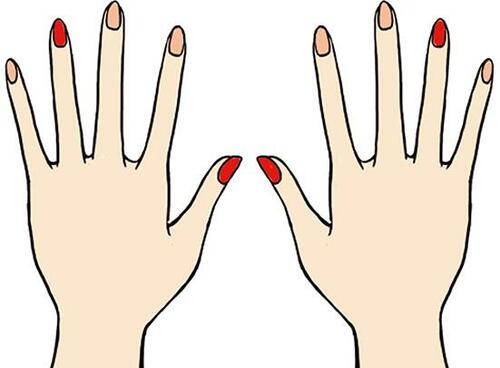 「親指+薬指」を変えればオシャレ