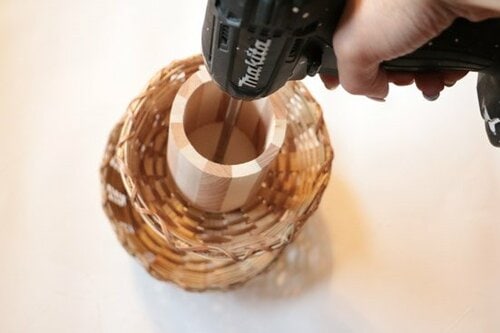 ザルとペン立てでコーヒースタンド イメージ6