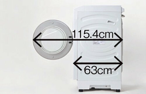 スリムボディ ドラム式洗濯機おすすめ イメージ