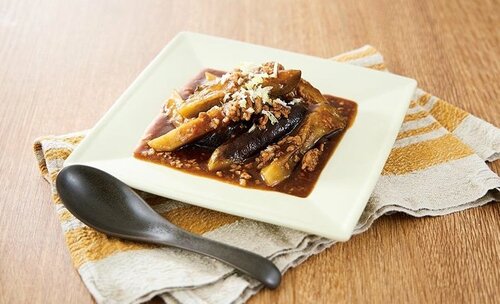 麻婆茄子（調理方法：炒める＋圧力調理） イメージ