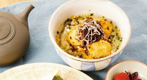 活用レシピ1:チキンカツ茶漬け イメージ