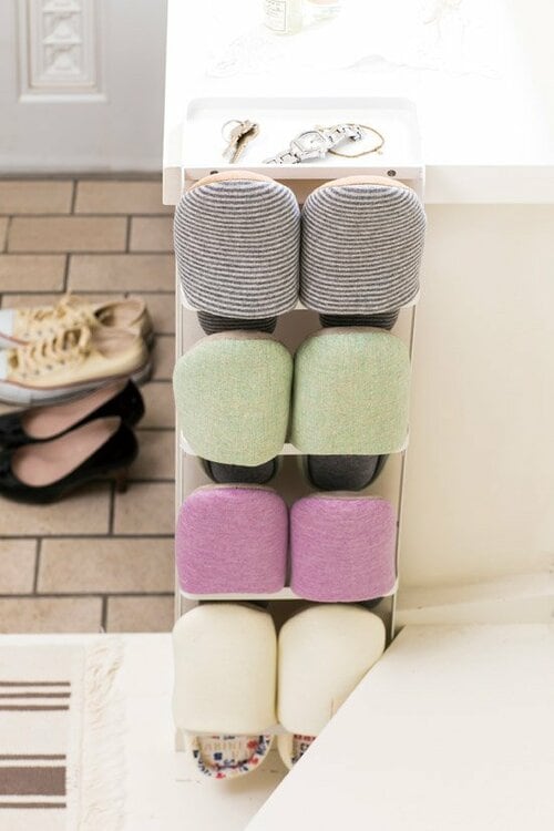 スリッパは「ラック」でセンスに差がつきます！ イメージ