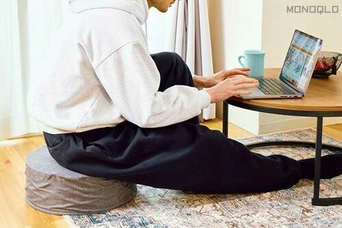 床座りでも快適に作業できるアイテムは? フロアクッションおすすめ イメージ