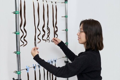 テスト1：仕上がり ヘアアイロン前に使えるヘアオイルおすすめ イメージ