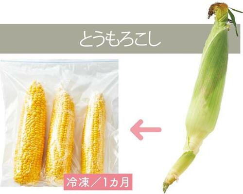 旬を逃さない今すぐできる簡単保存テク イメージ